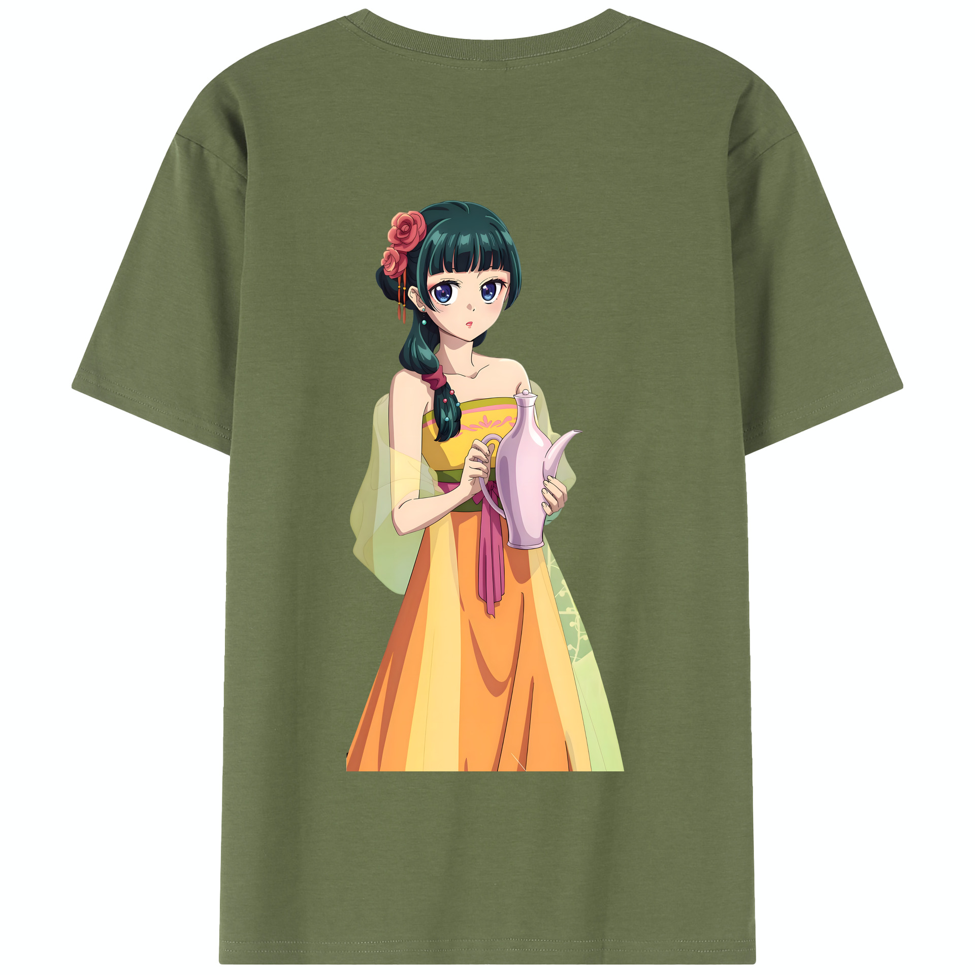 （画像用） 薬屋のひとりごと The Apothecary Diaries 綿100％半袖Tシャツ（背面プリント）